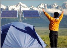 Solar-stik : le panneau solaire individuel et transportable 