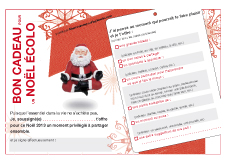 Bon cadeau 2013