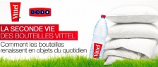 Vittel® donne des ailes à ses bouteilles en plastique