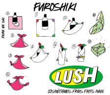 Dégage l’emballage (épisode 2) : les foulards japonais de Lush