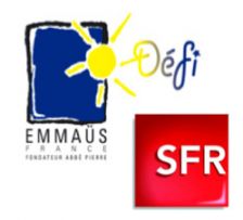 Le téléphone pour tous grâce à Emmaüs Défi et SFR