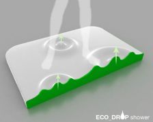 Eco Drop Shower : le tapis de douche anti-gaspi
