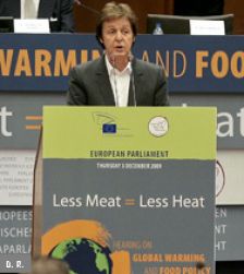 Paul McCartney et plusieurs personnalités appellent à une grève de la viande