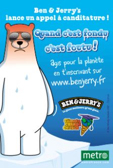 Ben & Jerry\'s mobilise les jeunes talents pour le climat