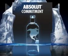 Absolut : la vodka qui veut sauver la glace...