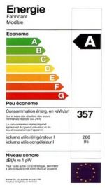 Etiquette Energie - Equipement de la maison