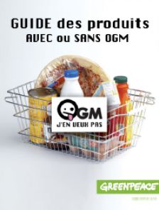 Guide des produits avec ou sans OGM 